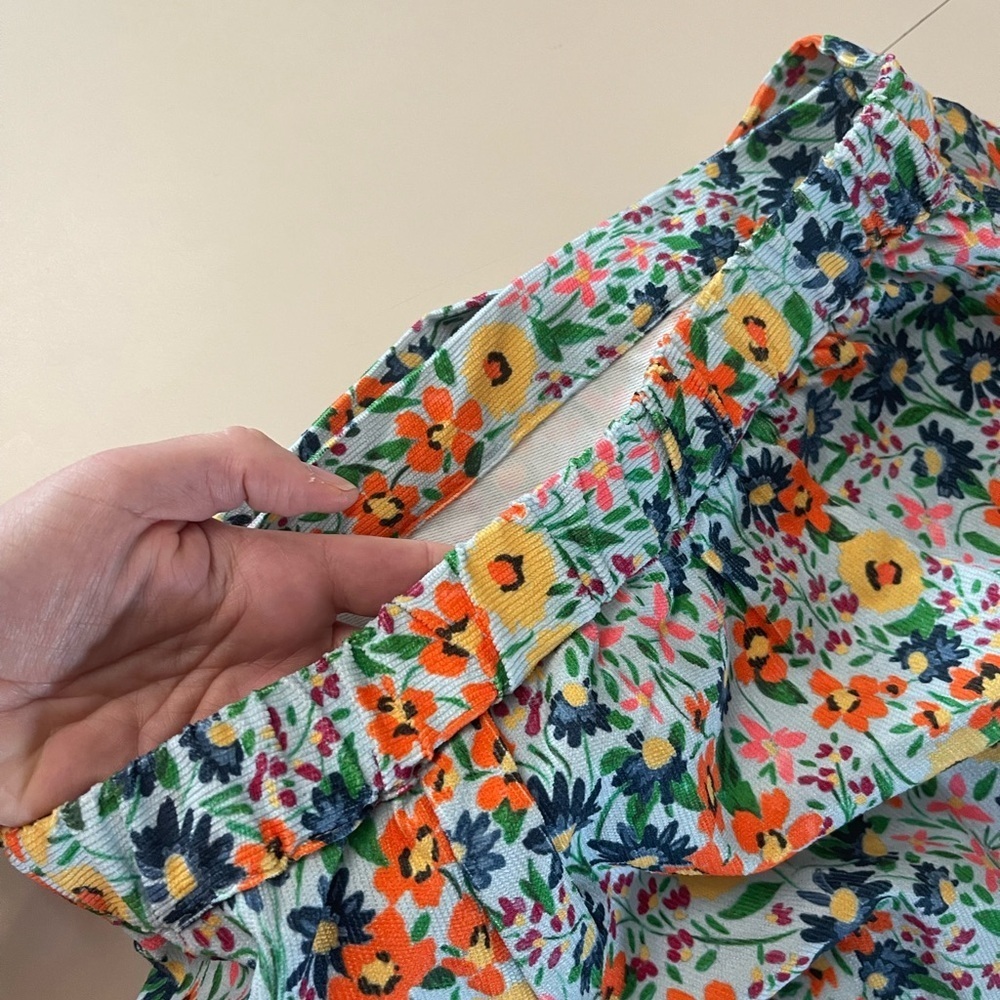 Evy's Tree The Renata Colorful Floral Wrap Skirt Size M - Picture 6 of 11